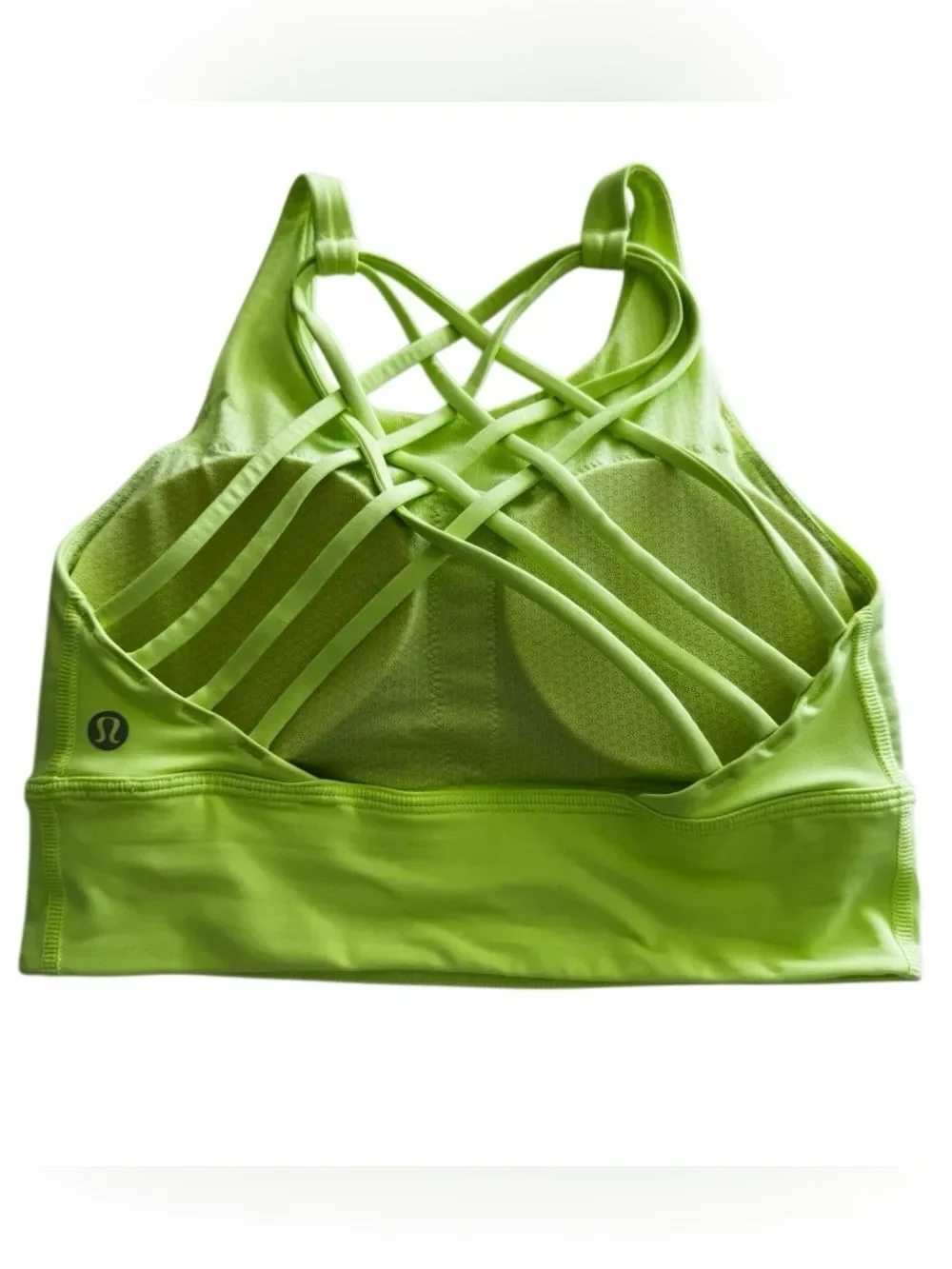 Lululemon Free to Be High-Neck Longline Bra Wild Light Support A/B Faded Zap  S6